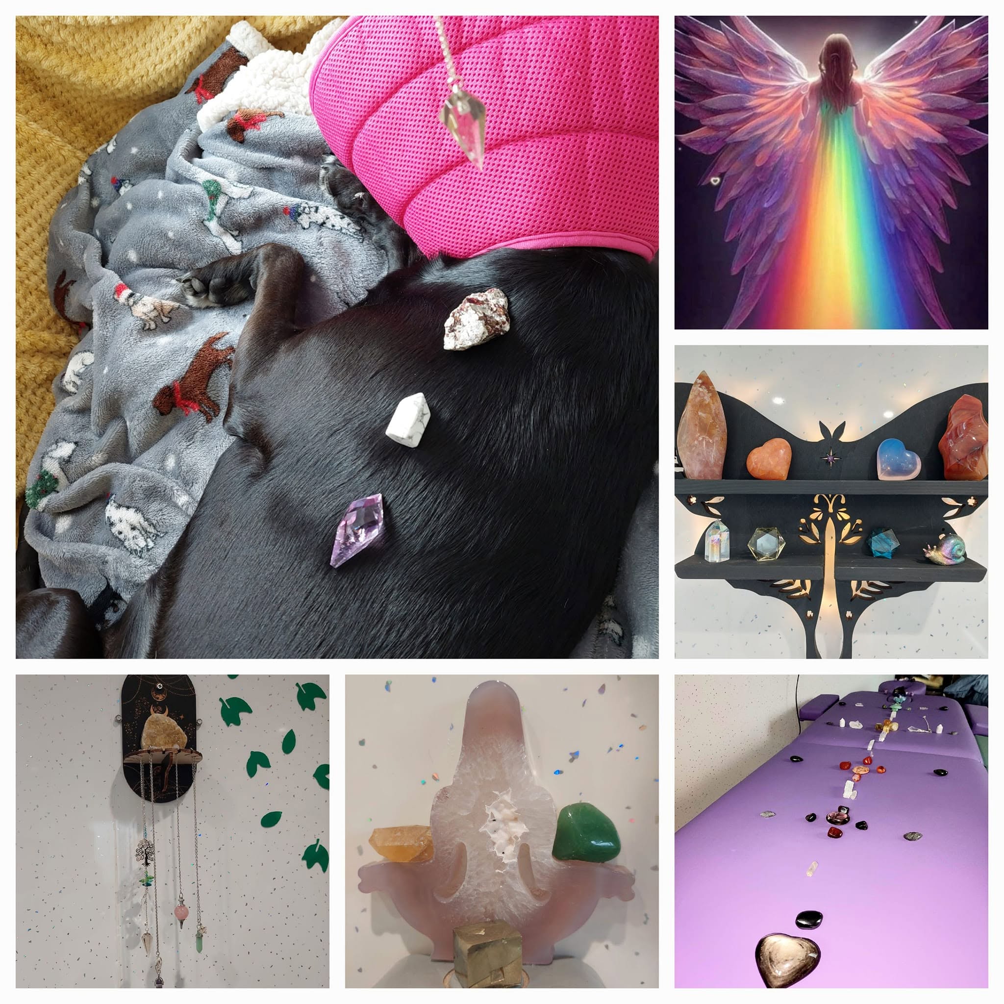 Crystals from the Crystal B Therapy collection